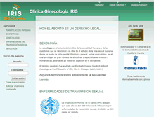 Tablet Screenshot of clinicairis.es